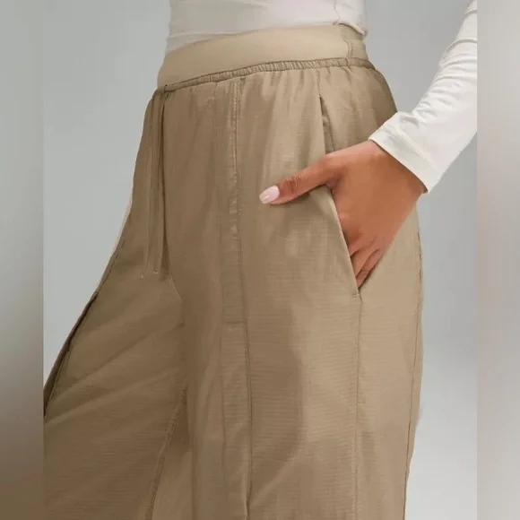 lululemon athletica Tan Wide-Leg Pants - Picture 5 of 6